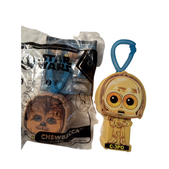 2019 McDonald's Star Wars Rise of Skywalker Chewbacca & C3PO - Picture 2 of 3